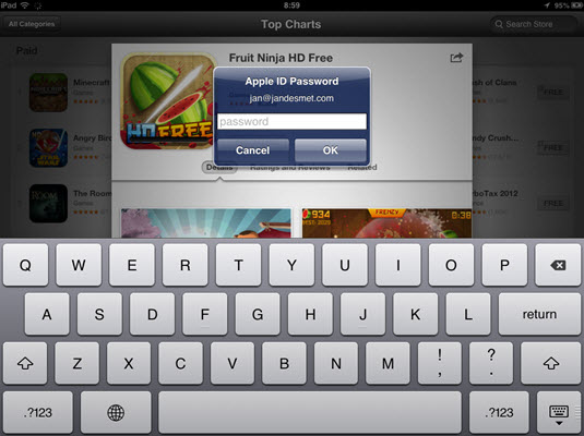 Downloading iPad Apps - Swotster